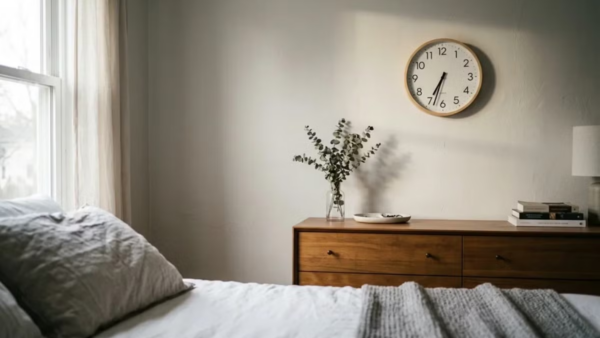 Vì sao không nên treo đồng hồ trong phòng ngủ, nhất là đối diện giường ngủ?