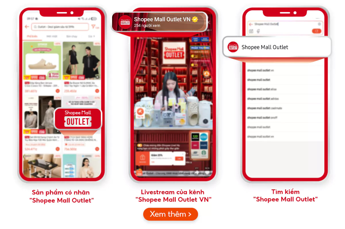 Shopee Mall Outlet: Săn hàng chính hãng cùng deal và voucher hấp dẫn - Ảnh 2.